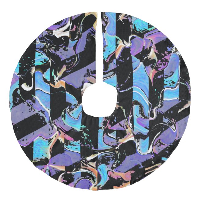 Eyesore  brushed polyester tree skirt leinenimitat weihnachtsbaumdecke (Vorderseite)