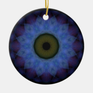 Eyesore Violet Blue Evil Eye Keramik Ornament