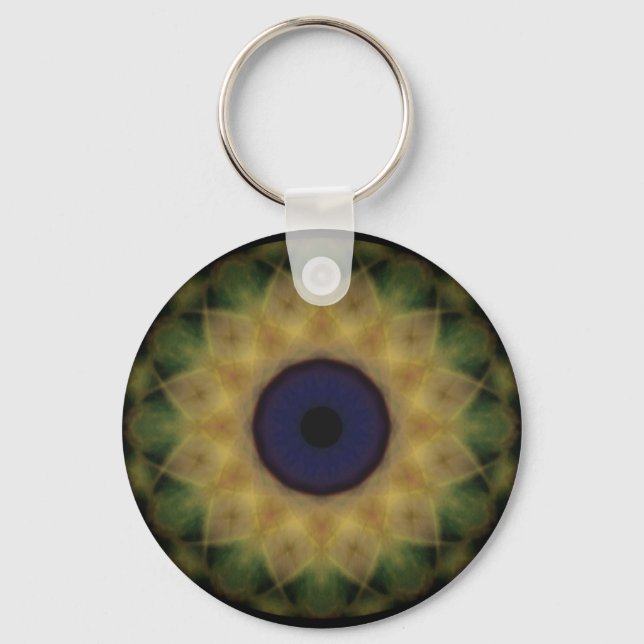 Eyesore Yellow Evil Eye Schlüsselanhänger (Vorderseite)