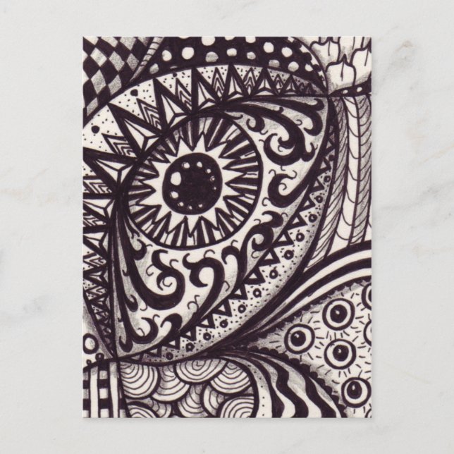 Eyetangle Postkarte (Vorderseite)