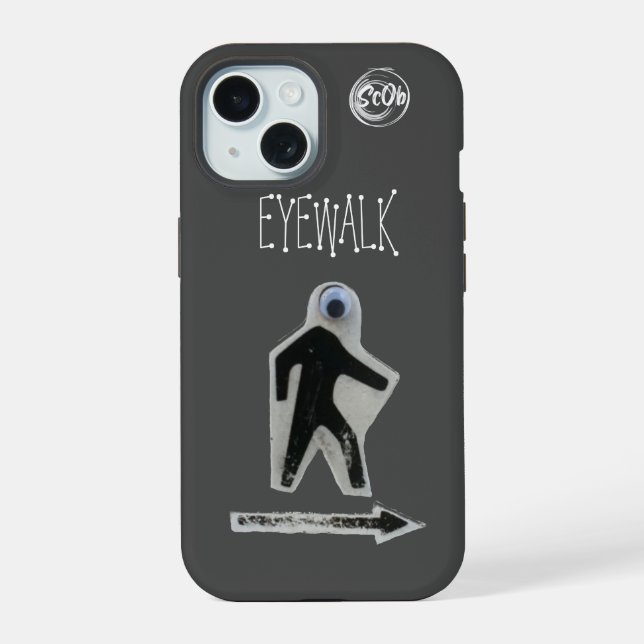 EyeWalk Iphone 15 Fall Hülle (Rückseite)