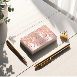 Eyewear-optisches Optometriker-Brillen-Rosen-Gold Visitenkarte