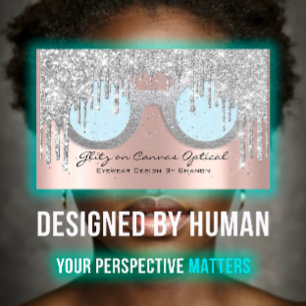 Eyewear-optisches Optometriker-Brillen-Rosen-Grau Visitenkarte