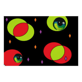 Eyezeen - Ken Gage Abstract Art Poster