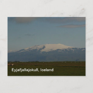 Eyjafjallajokull Island Postcard Postkarte