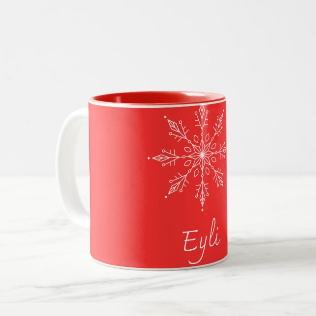 Eyli Zweifarbige Tasse (Vorderseite Links)