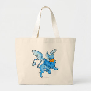 Eyrie-Blau Jumbo Stoffbeutel