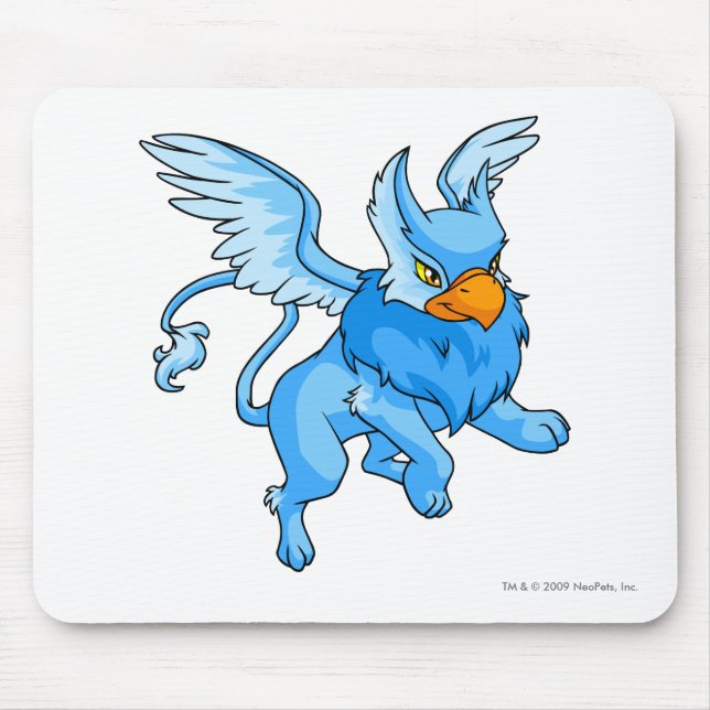 Eyrie-Blau Mousepad (Vorne)