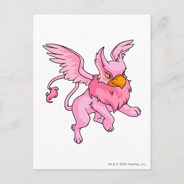Eyrie Pink Postkarte (Vorderseite)