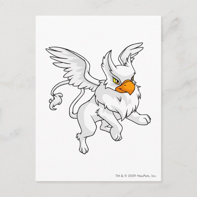 Eyrie White Postkarte (Vorderseite)