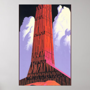 Eyvind Earle - Donner in die Ferne - 1997; Poster