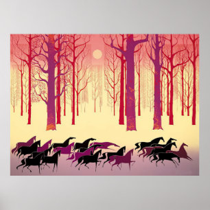 Eyvind Earle -  Land of Midnite Sun - 1983; Verein Poster