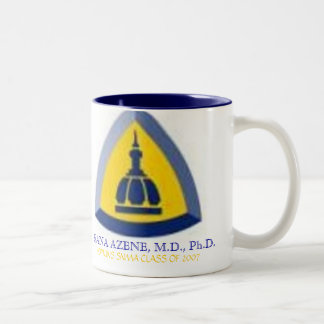 EZANA AZENE, M.D., Ph.D., HOPKINS SNMA KLASSE VON… Zweifarbige Tasse