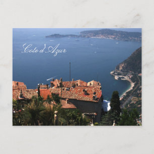 Eze, Cote d'Azur Postkarte
