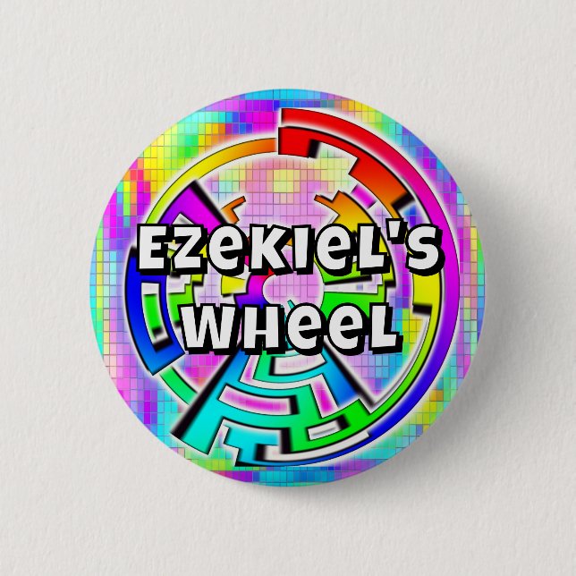 EZECHIËLS RAD (Sie können die Wörter ändern) Button (Vorderseite)