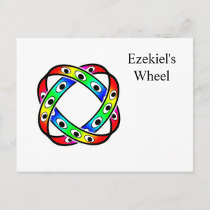 Ezechiels Rad (Sie können die Wörter ändern) Postkarte