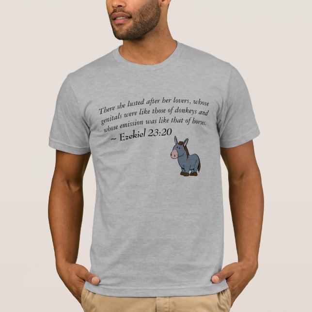 Ezekiel 23:20 T-Shirt (Vorderseite)