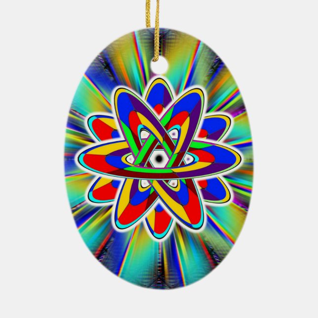 "Ezekiels Rad" Keramik Ornament (Hinten)