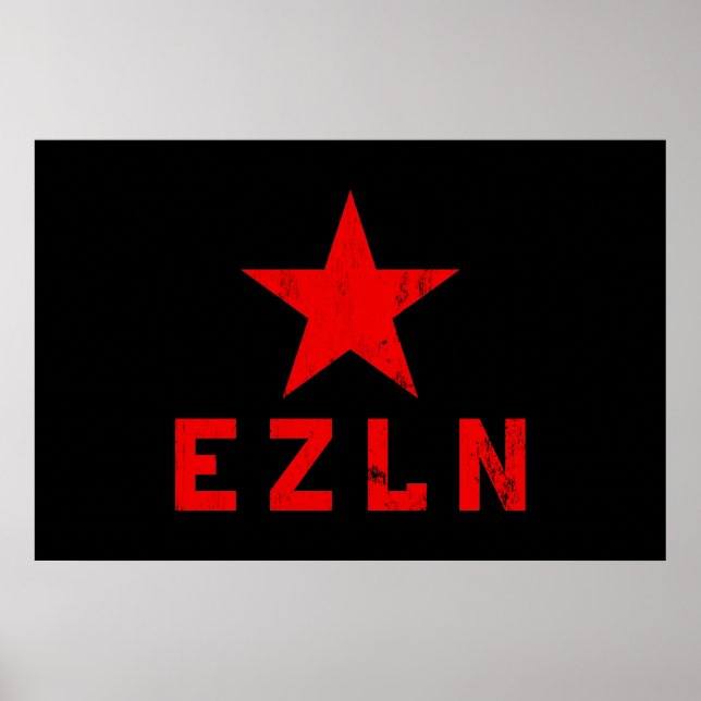 EZLN - Ejército Zapatista de Liberación Nacional Poster (Vorne)