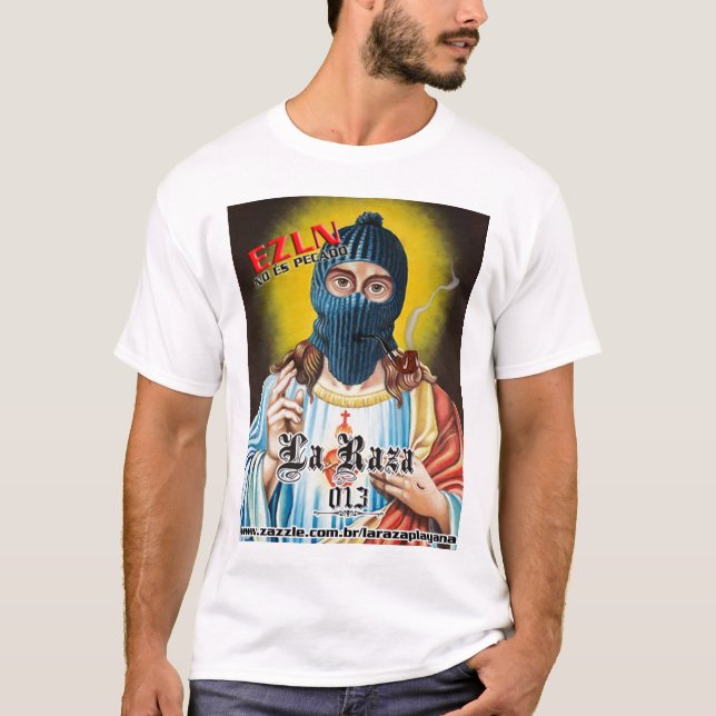EZLN in bist du ihn sündigt T-Shirt (Vorderseite)