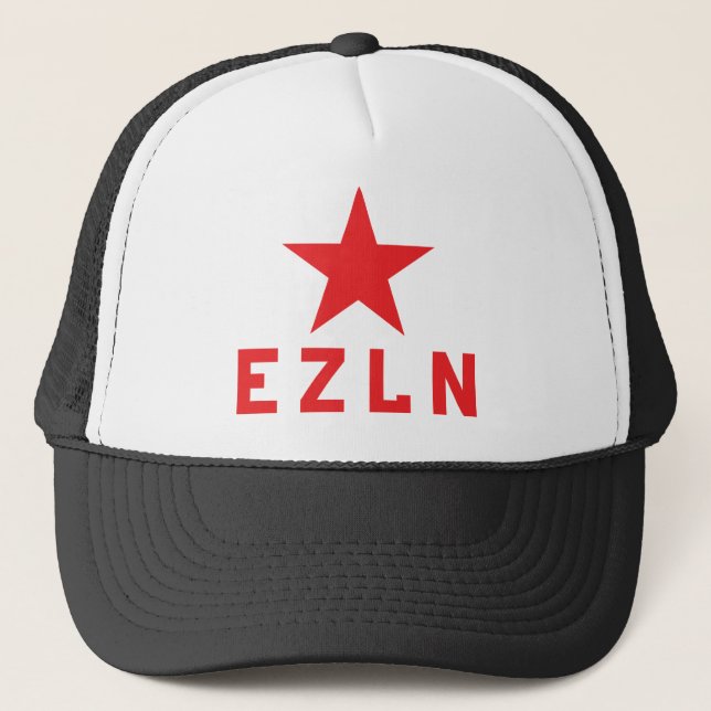 EZLN Zapatista Hut Truckerkappe (Vorderseite)