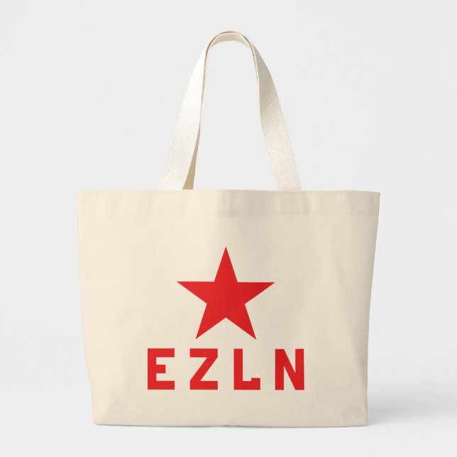 EZLN Zapatista Taschen-Tasche Jumbo Stoffbeutel (Vorne)