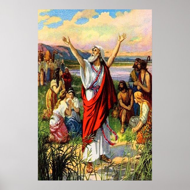 Ezra 8 Ezra Prays für Gottes Helpposter Poster (Vorne)