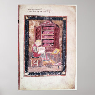 Ezra, der die heiligen Bücher schreibt Poster