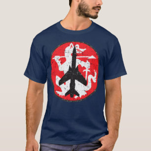 F105G ThunderChief Wild Weasel Abzeichen Grunge St T-Shirt