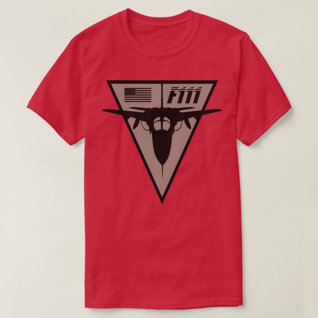 F111 Aardvark gedämpft T-Shirt (Design vorne)