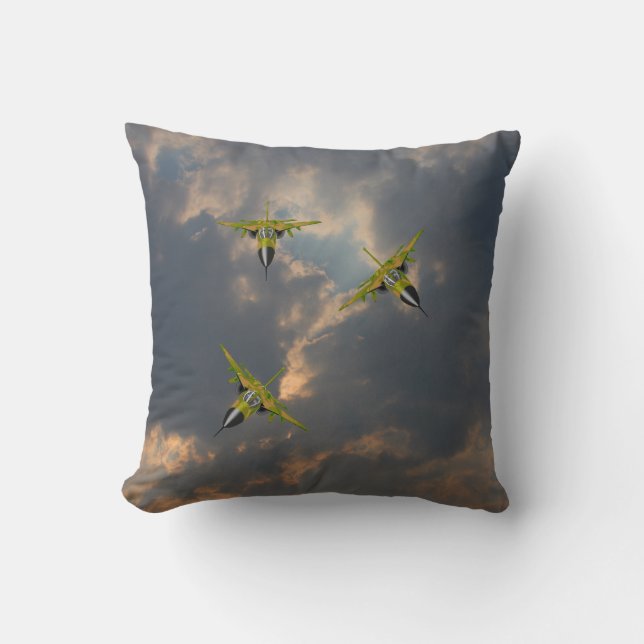 F111 IN IHREM GESICHT KISSEN (Vorderseite)
