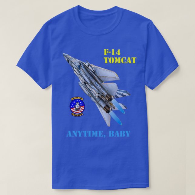 F14 Tomcat Anytime Baby 1 T-Shirt (Design vorne)