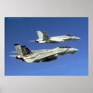 F14 und F18 Poster