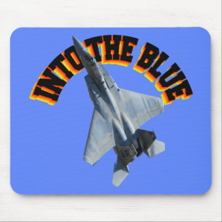 F15 IN DAS BLAU MOUSEPAD