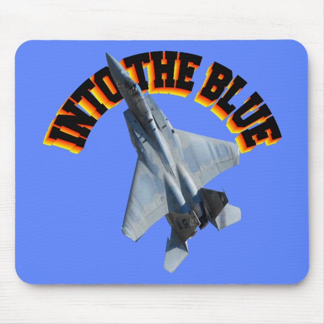 F15 IN DAS BLAU MOUSEPAD (Vorne)