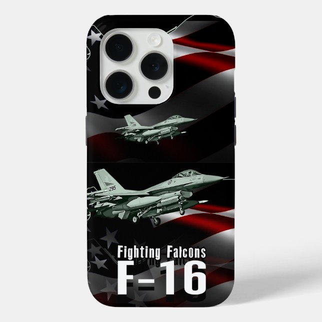 F16 Kampf Falken Kampfflugzeug Handy Fall Case-Mate iPhone Hülle (Rückseite)