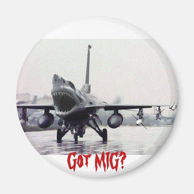 F16 Shark Magnet (Vorne)