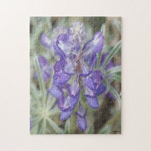F18 Lila Wildblumen Einjährige Lupine Puzzle