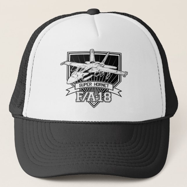 F18 Super Hornet Truckerkappe (Vorderseite)