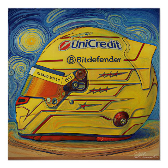 F1 Lewis Helmet Poster (Vorderseite)