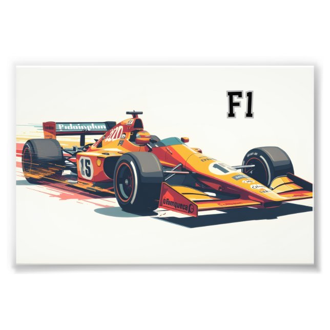 F1-Poster Fotodruck (Vorne)