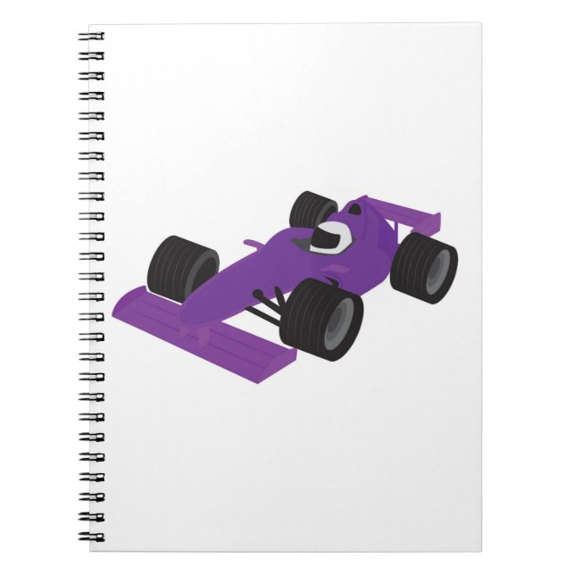 F1 Race Car Notizblock (Vorderseite)