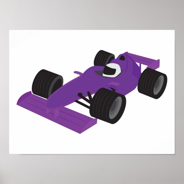 F1-Rennwagen Poster (Vorne)