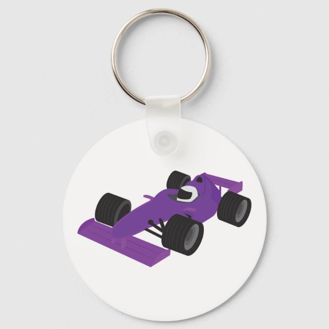 F1-Rennwagen Schlüsselanhänger (Vorderseite)