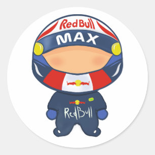 F1 Sticker RedBull Max Verstappen Formel