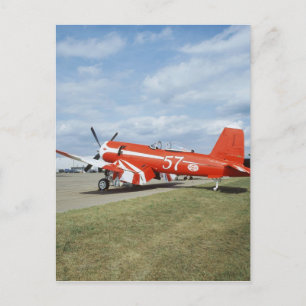 F2G-1D Super Corsair Flugzeug auf der Luftshow in Postkarte