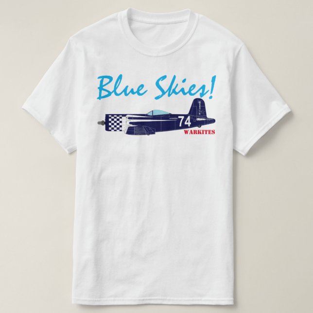 F2G #74 Blue Skies! T-Shirt (Design vorne)