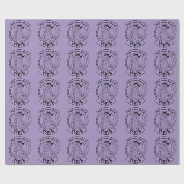 F35 Wild Weasel Wives Wrapping Paper Geschenkpapier (Flach)