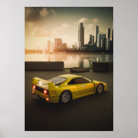 F40 in der Stadt: Roher Power und Schönheit