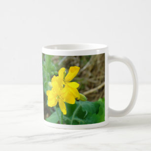 F44 Gelbe Wildblumen Wilder Senf Tasse
